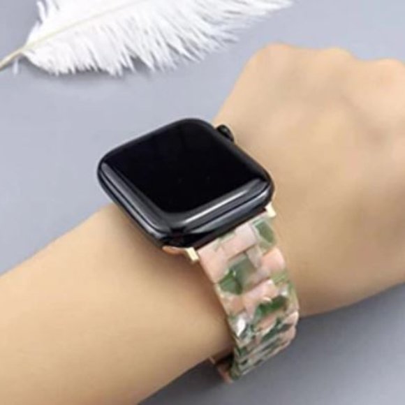 NEW Resin Marble Strap Band for Apple Watch - Picture 4 of 4